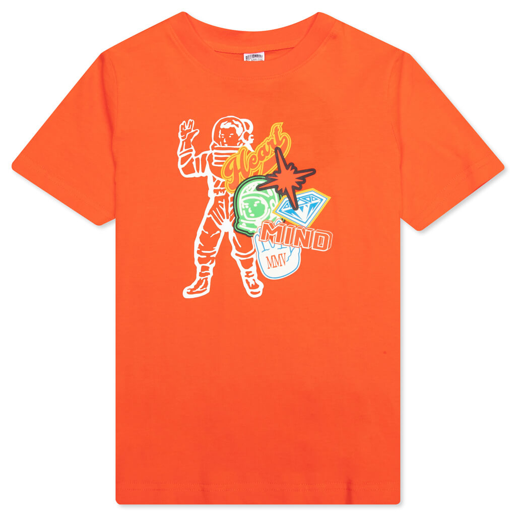 BB Kids MVP Astronaut S/S Tee - Red Orange