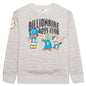 BB Kids Varsity Arch Crew - Heather Grey