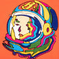 BB Luminous Helmet Hoodie - Tangerine