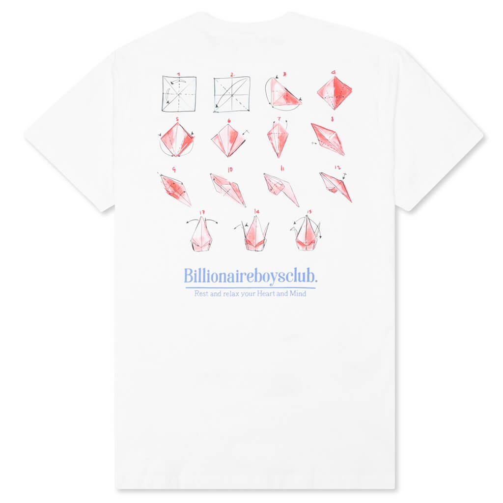 BB Origami S/S Tee - Bleach White