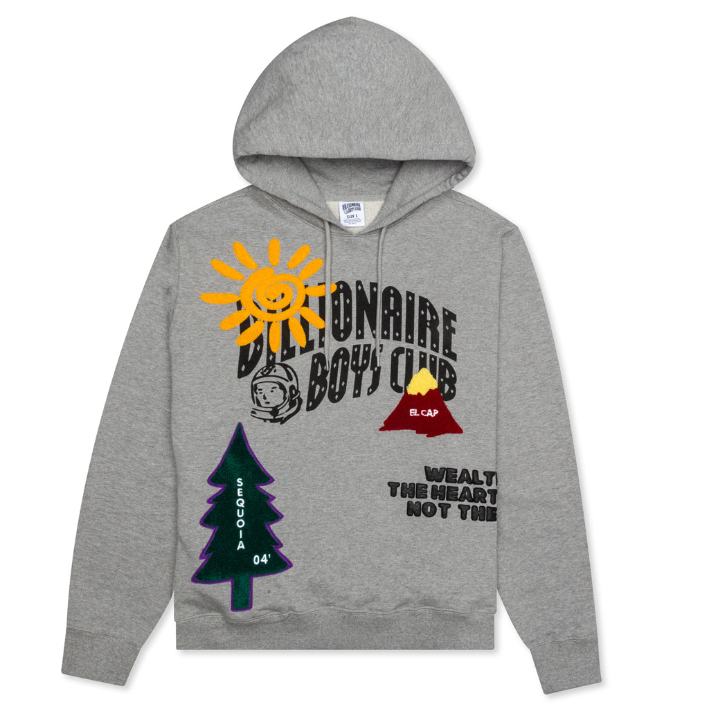 BB Peak Hoodie - Heather Grey