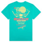 BB Space Tours S/S Tee - Bright Aqua