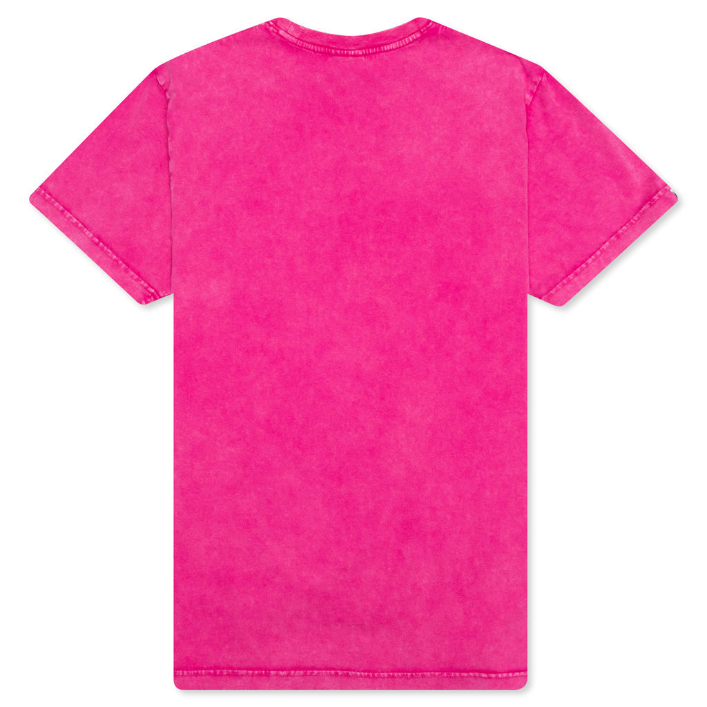 BB Straight Font S/S Knit - Fuschia Purple