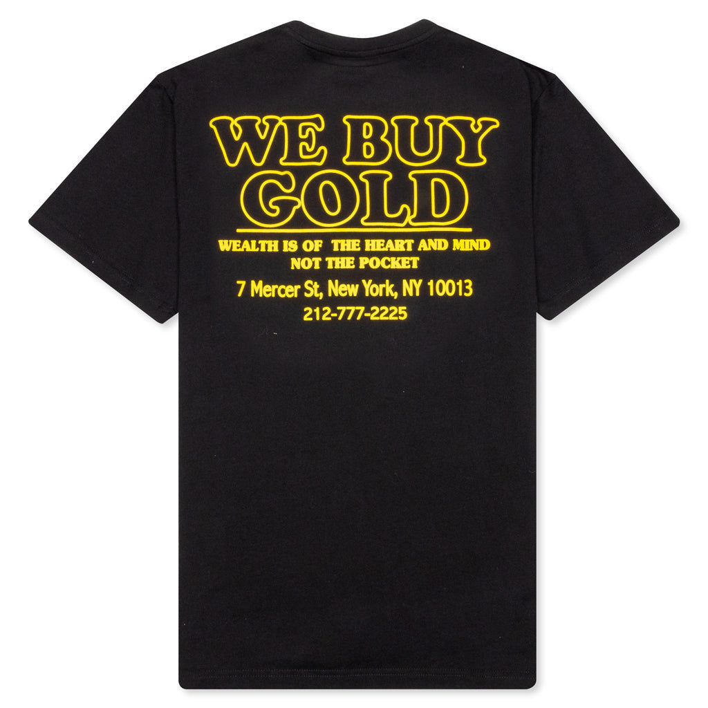 BB We Buy Gold S/S Tee - Black