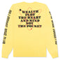 BB Wealth L/S Tee - Yellow Cream