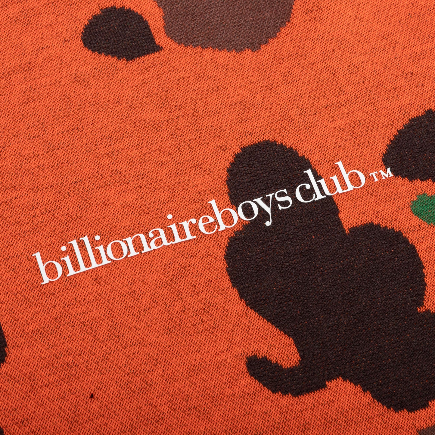Foilage S/S Knit - Red Orange