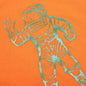 Kid's BB Astronaut S/S Tee - Vibrant Orange