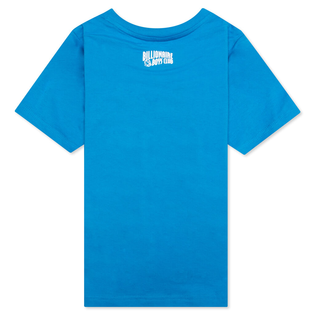Kid's BB Greetings S/S Tee - Blue Aster
