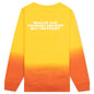 Kid's BB Space Drip Crew - Lemon Chrome