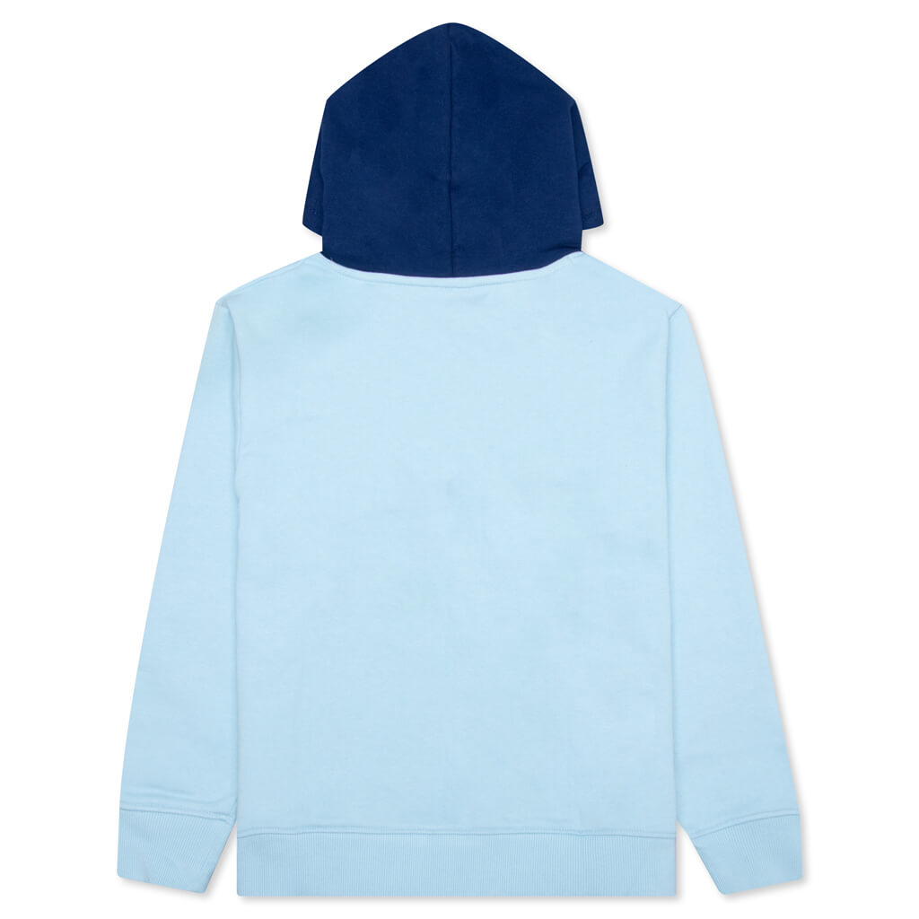 Kids BB Lodge Pullover Hoodie - Crystal Blue