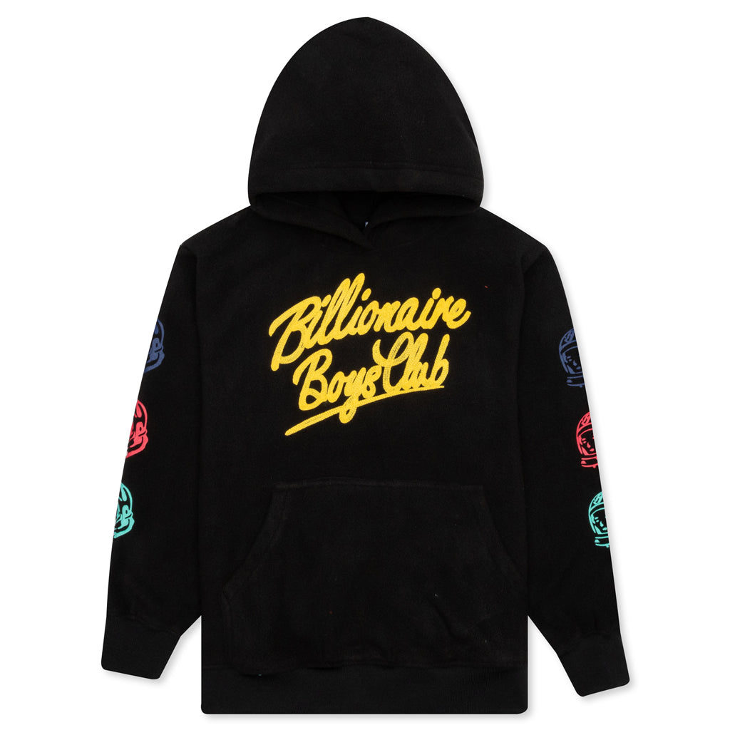 Kids BB Polar Hooded Pullover - Black