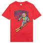 Kids BB Sloped S/S Tee - Hibiscus