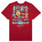Stickered S/S Tee - Red