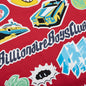 Stickered S/S Tee - Red