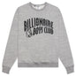 Straight Font Crew - Heather Grey