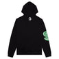 Straight Font Hoodie - Black