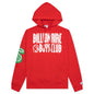 Straight Font Hoodie - Red
