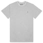 Wrapped S/S Knit Tee - Heather Grey