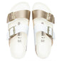 Women's Narrow Arizona Split Birko-Flor - White/Gold
