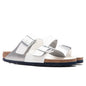 Women's Narrow Arizona Split Birko-Flor - White/Silver