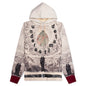 Birthstone Hooded Sweatshirt: 01 - Black/White