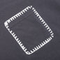 Blanket Stitch Vintage Tee - Sun Faded Grey