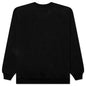 Blob Logo Crew Neck Sweatshirt - Washed Black
