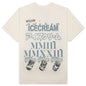 Blue Raspberry S/S Knit - Whisper White