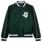 College Varsity Wool Jacket - Dark Green