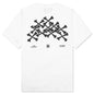 Bones Stacked Tee - White