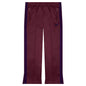 Boot-Cut Track Pant Poly Smooth - Wine