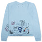 Booze Crooze Knit Sweater - Baby Blue