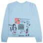 Booze Crooze Knit Sweater - Baby Blue