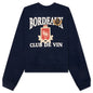 Bordeaux Crewneck - Navy