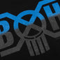 BxH Gradation Logo Tee - Black/Blue