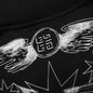 Tarot Print Boxy Fit Long Sleeve T-Shirt - Black