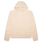 Boxy Fit Velvet Sweatshirt With Pocket Base - Clay