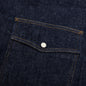 Boxy Western Denim L/S Shirt - Dark Denim
