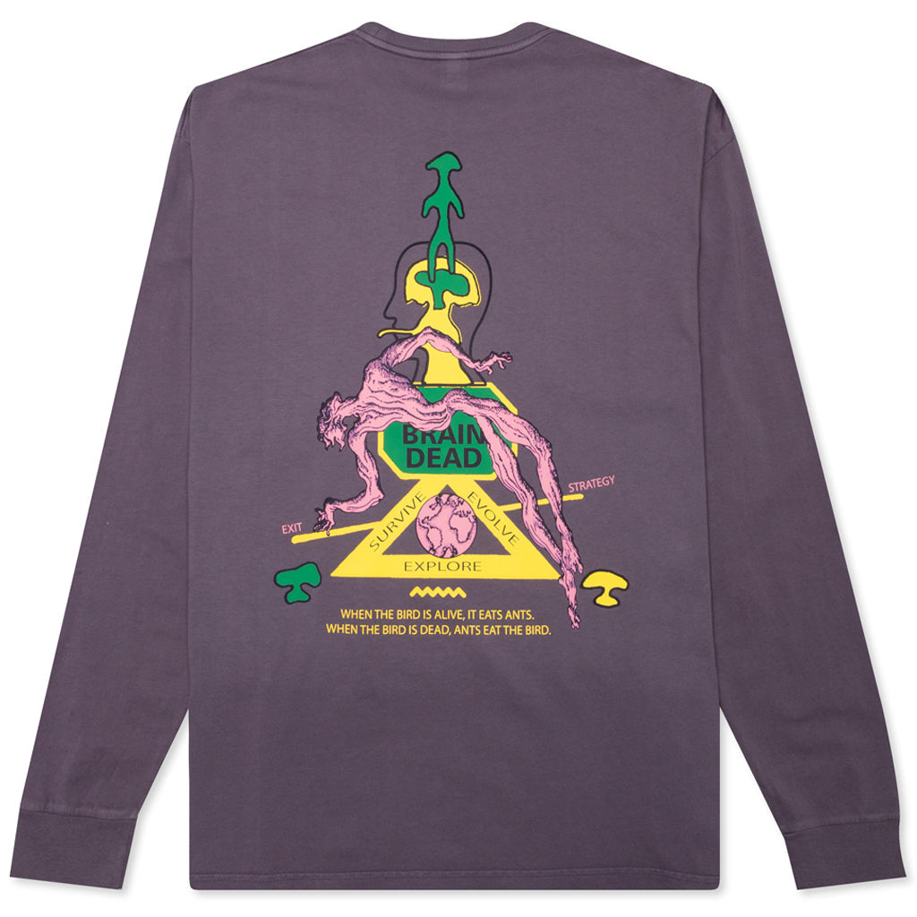 Ants L/S T-Shirt - Purple
