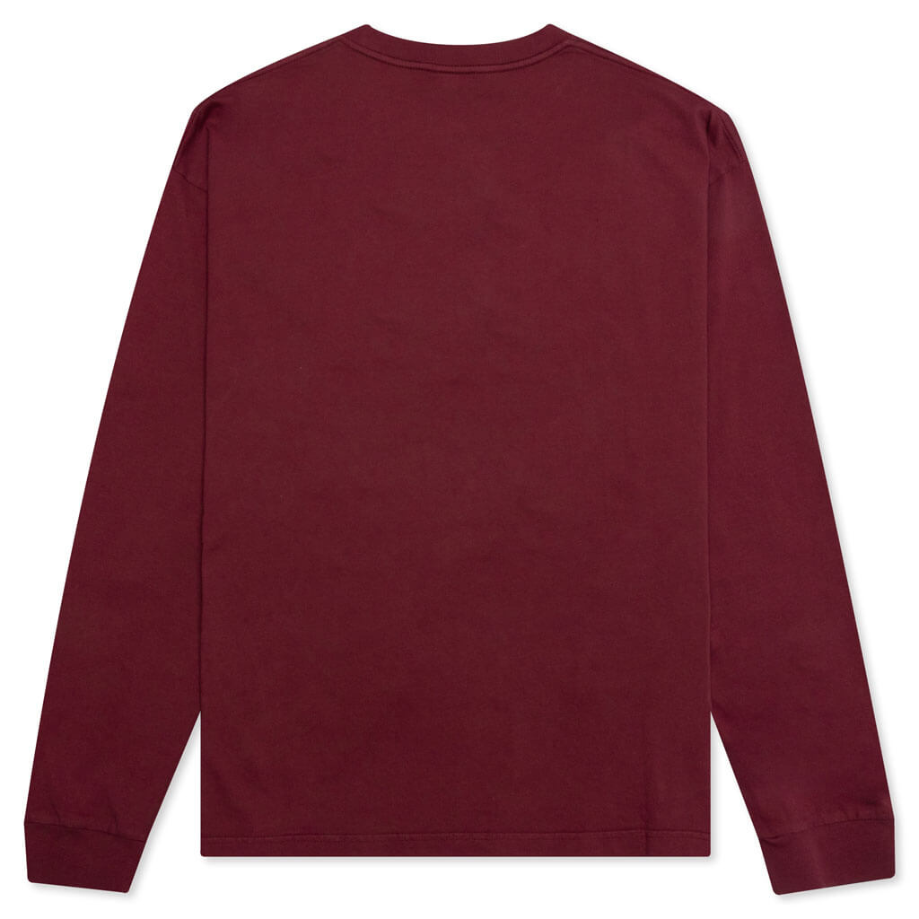 Brain Roots L/S Tee - Maroon