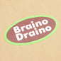 Braino Draino Hooded Sweatshirt - Tan