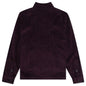 Cobblestone Cord Zip Shirt Jacket - Purple