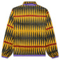 Configuration Printed Sherpa Full Zip Jacket - Mustard/Multi