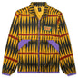 Configuration Printed Sherpa Full Zip Jacket - Mustard/Multi