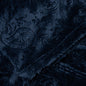 Debossed Paisley Fur Convertible Zip Off Pant - Navy