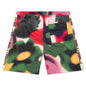 Floral Watercolor Beach Short - Lemon