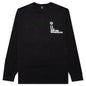Fractal L/S Crewneck Sweatshirt - Black