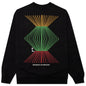 Fractal L/S Crewneck Sweatshirt - Black