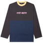 Heavyweight Embroidered Paneled Shirt - Black