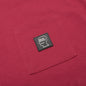 Heavyweight Jersey Mockneck Pocket Shirt - Berry